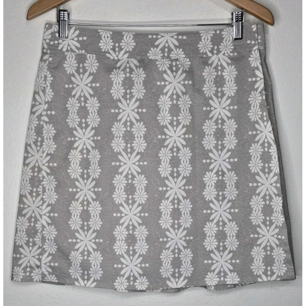 RipSkirt Skirt Women M Gray Wrap Around Adjustable Cover Up Hawaii Swim Beach